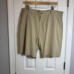 FootJoy Golf Shorts Men 38x9 Performance Lightweight Stretch Wicking Gripper Tan